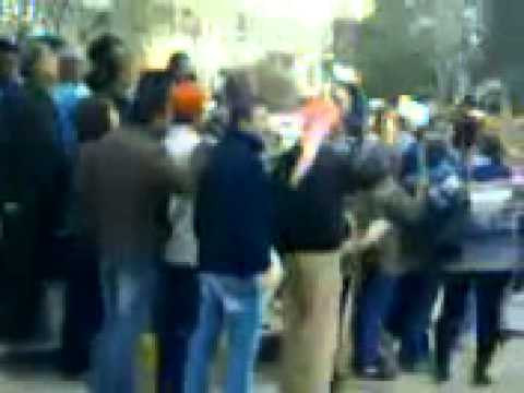 مظاهرة في مدينة السلمية في ريف حماة في جمعة "العزة"