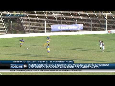 Primera D 2013/2014 - Fecha 22 - El Porvenir 1 Alem 2
