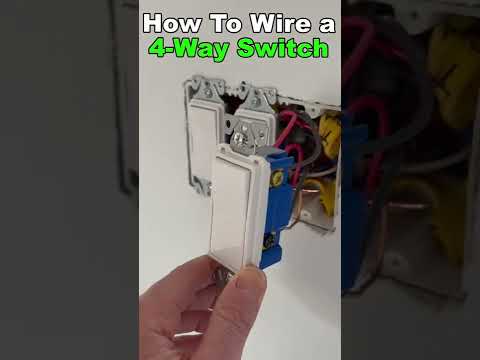 4-Way Switch Wiring Explained! #shorts #youtubeshorts #diy #electrical
