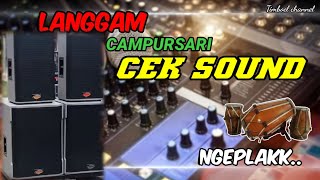 Download lagu INSTRUMENT Audio Cek sound Langgam Campursari, Bass glerr audio Jernih, Cek sound dangdut kalem mp3