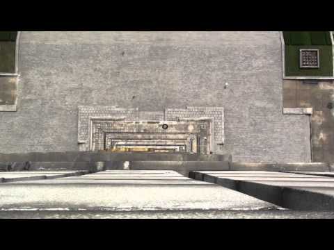 Looking over the edge on top of the Juche tower (DPRK)