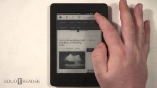 How to Use the Kindle Paperwhite Internet Browser