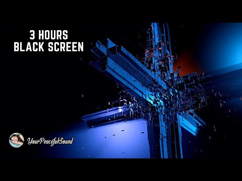 Space Drone Sound for Deep Sleep | White Noise Sounds for Relaxation or Sleep | 3 Hours Black Screen