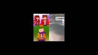 1vs1 competition #shorts #minecraft #roblox