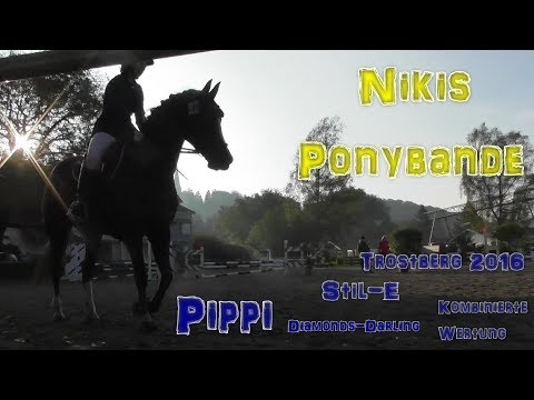 Nikis-Ponybande: Stilspringprüfung E - Pippi - Diamonds-Darling - Trostberg 2016