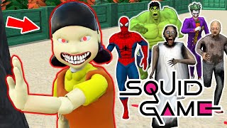 Squid Game (오징어 게임 2) vs Granny vs Spider-Man - funny horror animation parody (p.367)