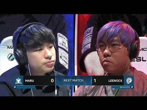 Maru(T) vs. Leenock (Z) StarCraft 2 IEM 2019 - Group B