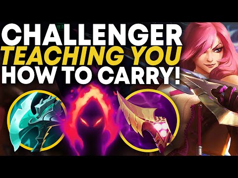 Challenger Teaches you how to Carry low elo as Katarina | Katawina | League of Legends
