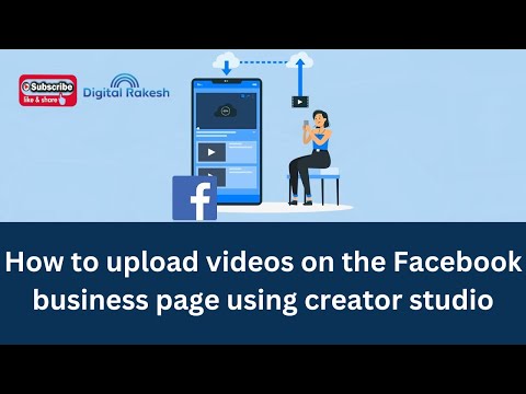 How to upload videos on the Facebook business page using creator studio