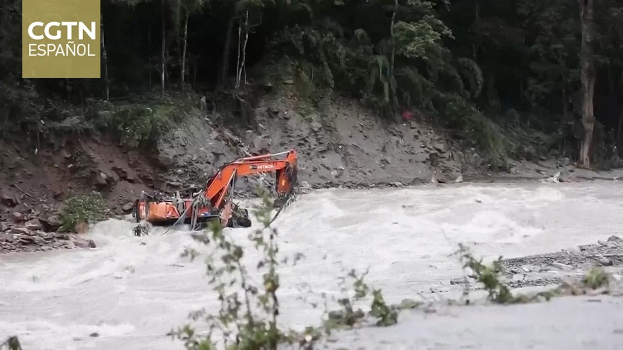 El lago de contención alberga más de 2,5 millones de metros cúbicos de agua