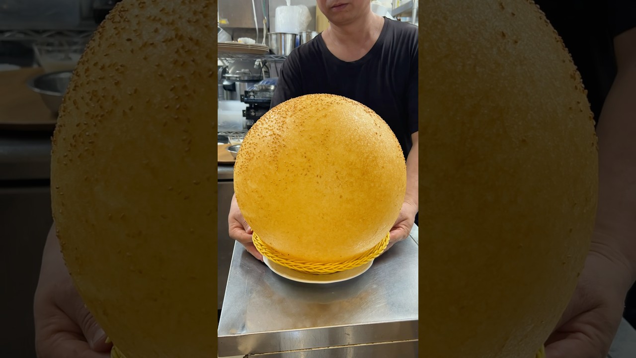 Amazing skills! Giant Sesame Dumpling🍡