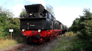 preview picture of video 'Die 78 468 mit der V 36 412 als Sonderzug in Lengerich Westf.'