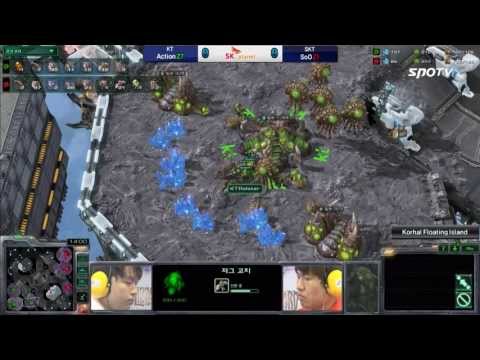 [0527] Action (KT) vs. SoO (SKT1)  ZvZ  1 SET  Korhal Floating Island -Starcraft2,esportstv,SPL