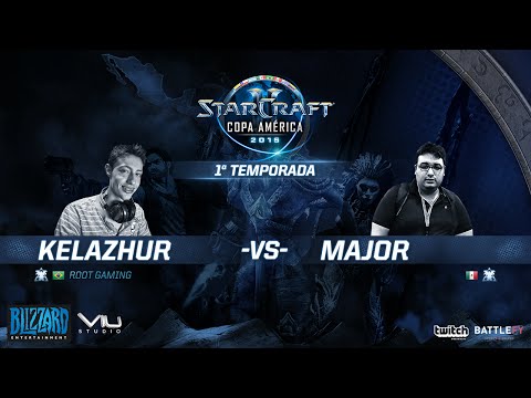 [PT-BR]Kelazhur x Major - J2 - S1 Finals - Starcraft II Copa América