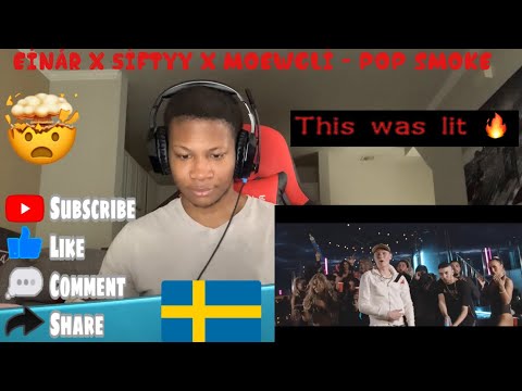 SWEDISH DRILL REACTION Einár x 5iftyy x Moewgli - Pop Smoke (officiell musikvideo)