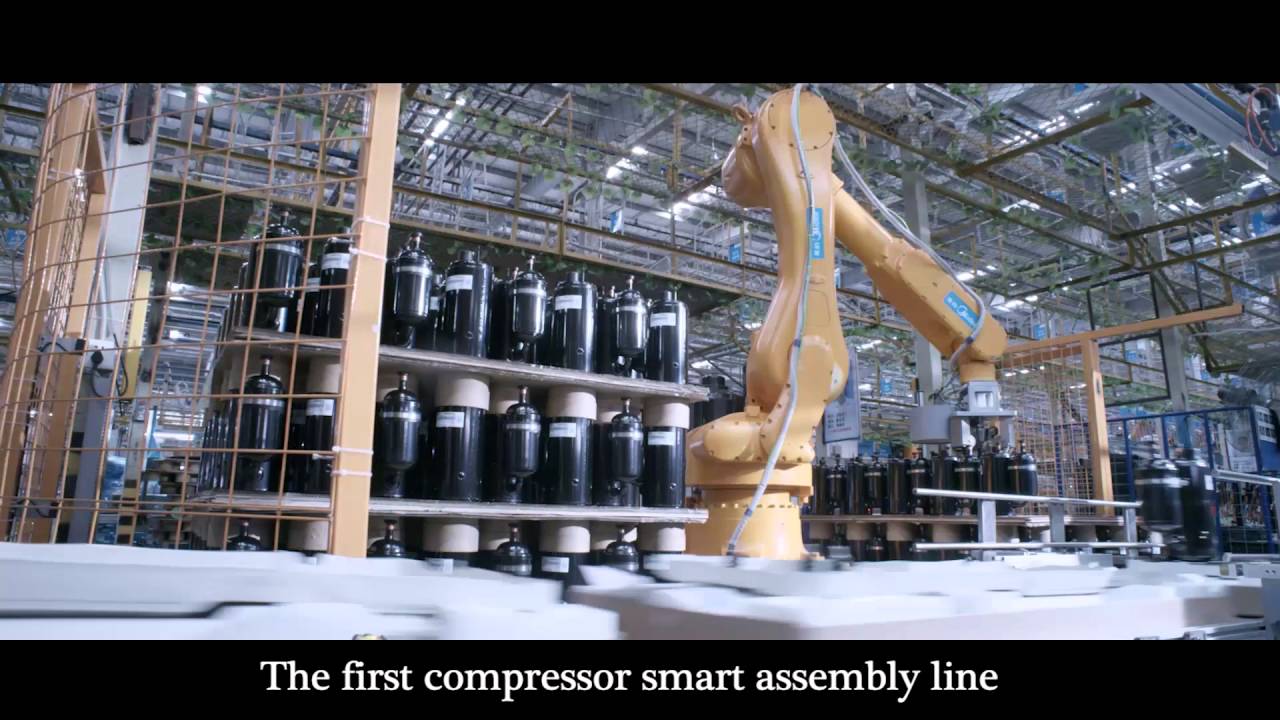 Midea automatizált klímaberendezés-gyár