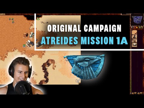 Dune 2000 – Original Campaign – Atreides Mission 1a (Hard, Max Speed)