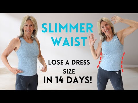 Do These Exercises for A Slimmer Waist In 14 Days | Home Workout (No Equipment)