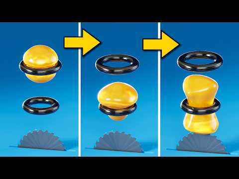 BALL ESCAPE CHALLENGE! 😱🌀 Giant Saw vs. Duck Army! ASMR Physics Simulation 🎈