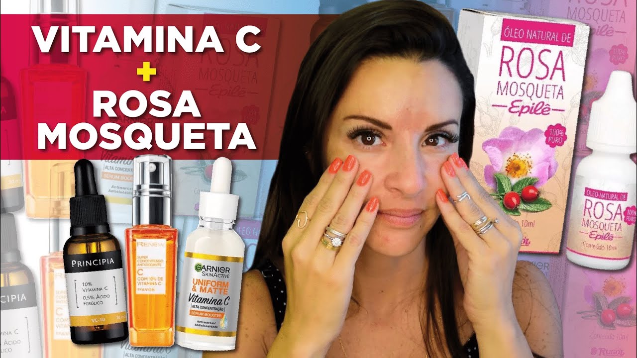 VITAMINA C e ÓLEO de ROSA MOSQUETA!