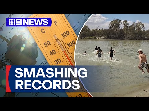 South Australia endures record-breaking heat | 9 News Australia