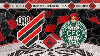 Athletico Paranaense x Coritiba - Paranaense 2026 | 🎥📺 AO VIVO E COM IMAGENS