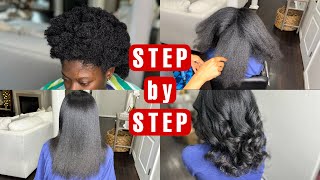The Ultimate Silk Press On 4C Hair
