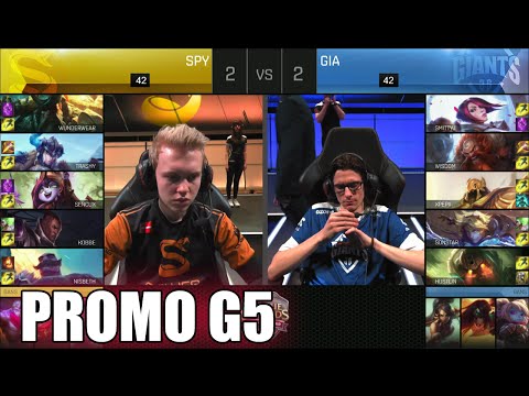 Giants vs Splyce | Game 5 S6 EU LCS Summer 2016 Promotion Tournament | GIA vs SPY G5 1080p