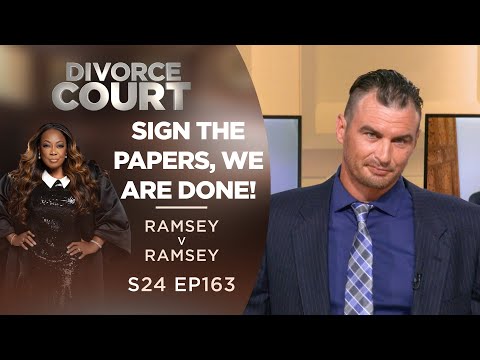 Sign The Papers, We're Done!: Rachel Ramsey v Rocky Ramsey