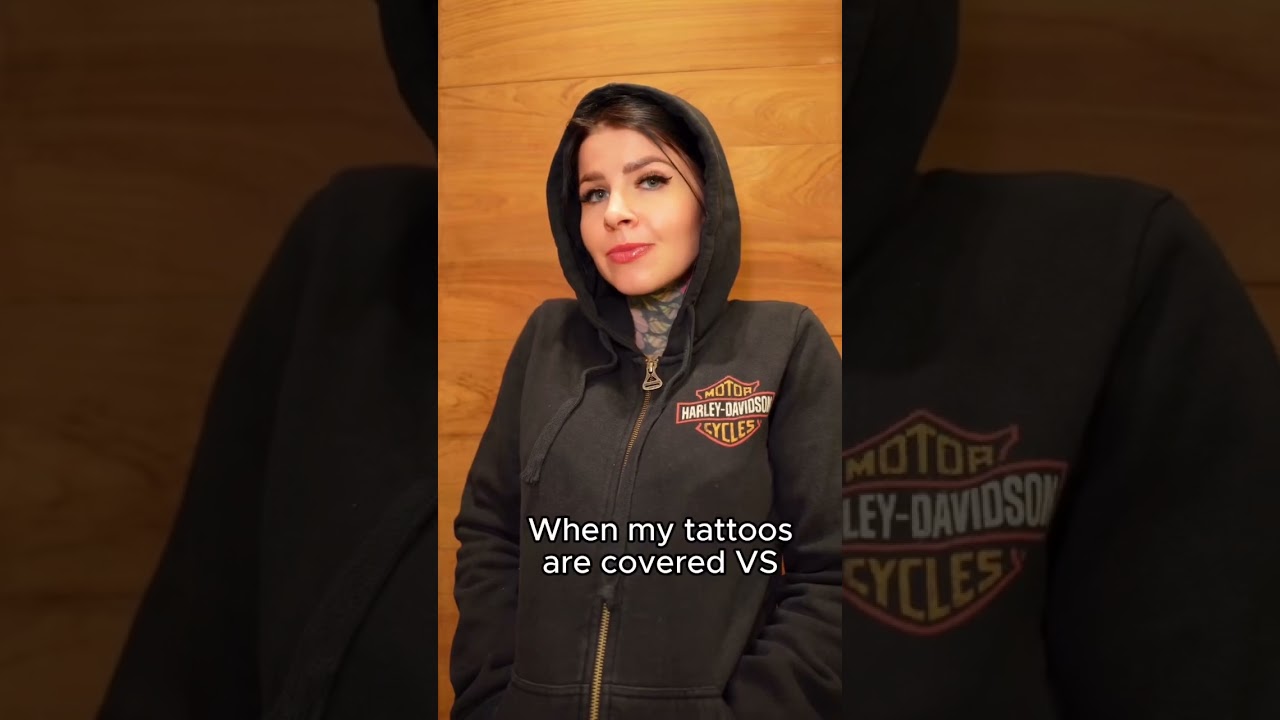 Innocent to not so innocent 🤭 #inkedgirl #tattooed