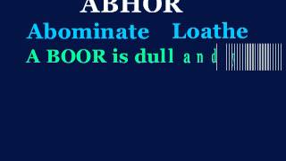 abhor