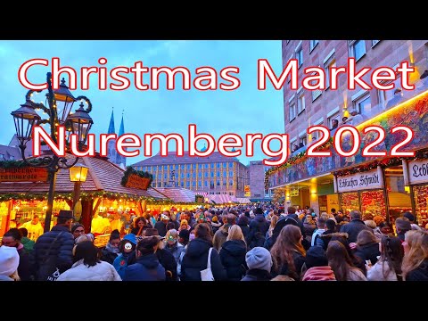 Most Famous Christmas Market in Europe | Christmas Market in Nuremberg 2022 | 4K
