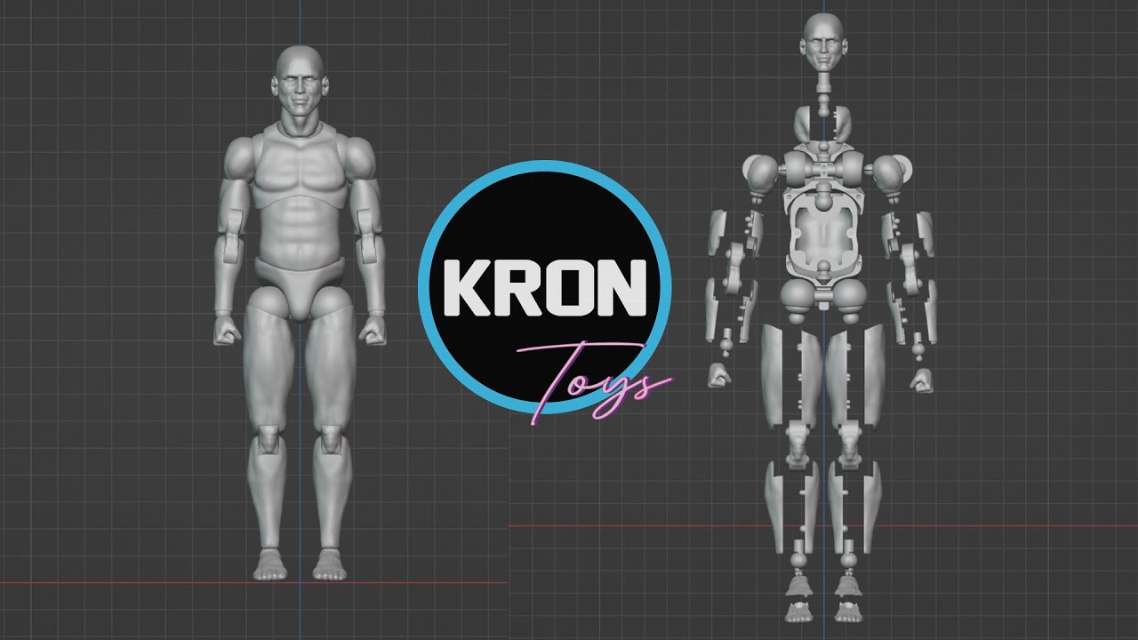 KRON MAN 3D Print Model