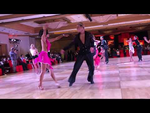 California Open 2018 - Oleg Astakhov and JJ - Scholarship Open Latin A final - winners