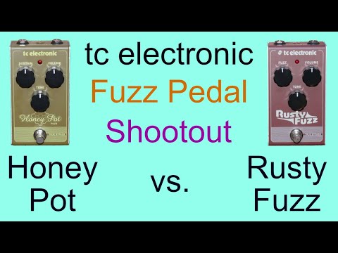tc electronic Fuzz Pedal Shootout - Honey Pot vs. Rusty Fuzz