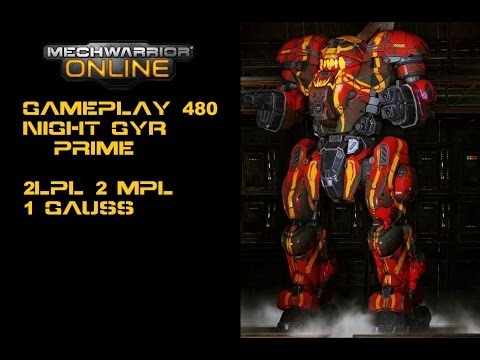 MWO: Gameplay #480 Night Gyr PRIME Ich geh raus mit Wub und Gauss