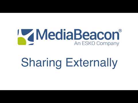 MediaBeacon DAM Sharing Externally v2