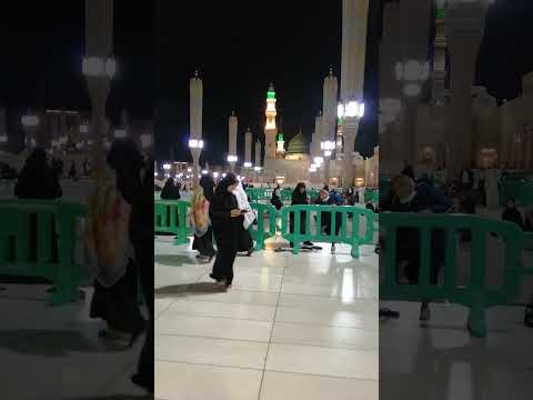 Masjid-e-Nabawi visit  Thursday night alhmdulillah 🤲🤲🤲🤲🤲
