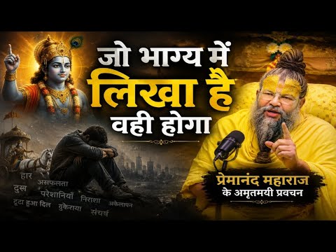 जो भाग्य में लिखा है वही होगा? 🙏ध्यान से सुन लो ये बातें | #PremanandMaharaj #Bhagya #Satsang #2026