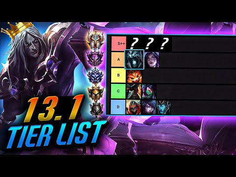 PATCH 13.1 LEAGUE OF LEGENDS ROLE + CHAMP TIERLIST!! *IN DEPTH ANALYSIS*