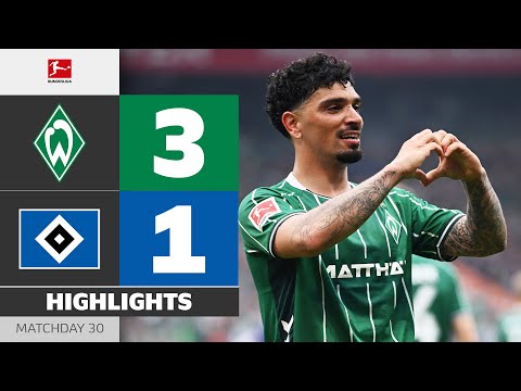 베르더브레멘 VS 함부르크SV 3:1 분데스리가 스포츠하이라이트