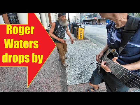 Roger Waters drops by while I'm jamming Floyd! (What are the odds?)