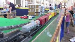 preview picture of video 'Mixed Freight Trains on the ACSG Layout at the Day Out with Thomas Event'