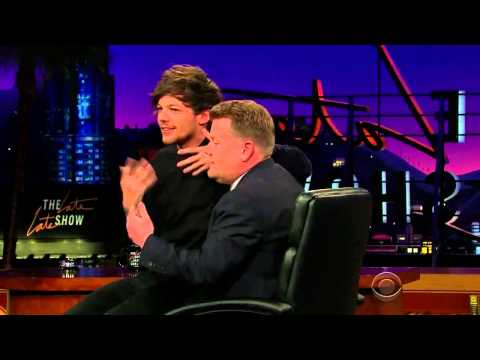 Louis being a... cat?! (1D on Late Late Show)