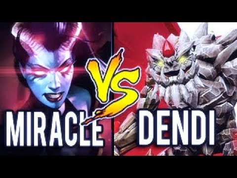 Miracle- vs Dendi - M-God vs Living Legend Dota 2 MMR is Just a Number