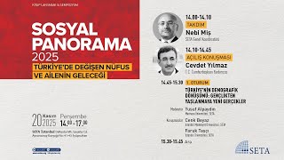 Sempozyum | Sosyal Panorama 2025: Türkiye’de Değişen Nüfus ve Ailenin 