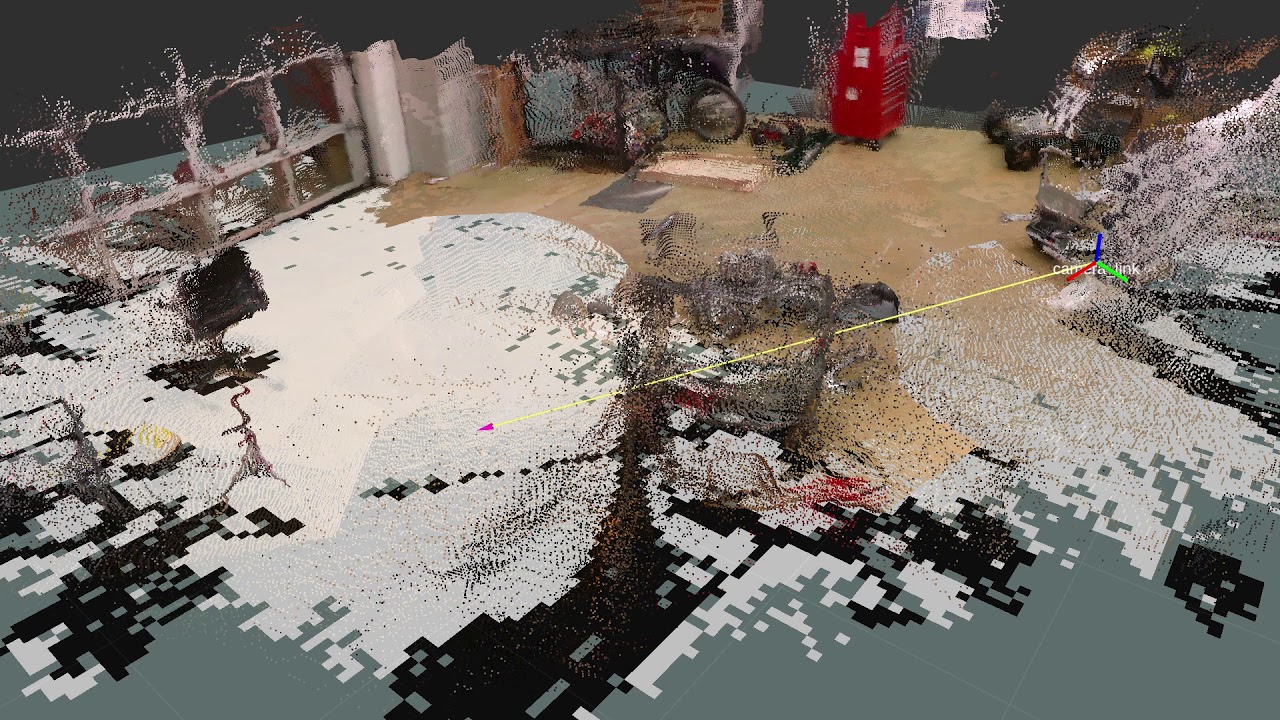 Creating Occupancy Grid using Real Sense and Vive Tracker