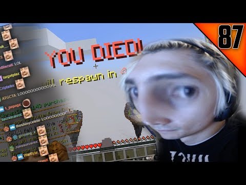 XQC PLAYS ON HIS MINECRAFT SERVER - xQc Stream Highlights #87 | xQcOW