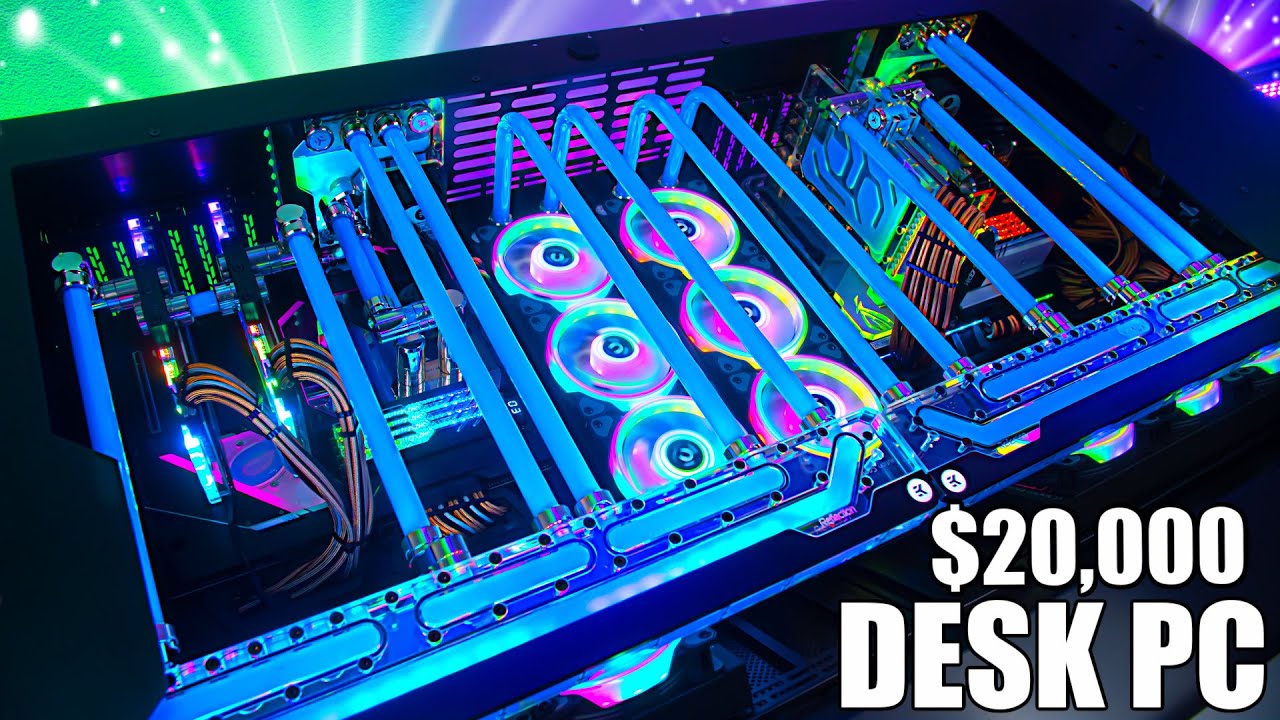 The most EXPENSIVE Water cooled PC we have ever built!