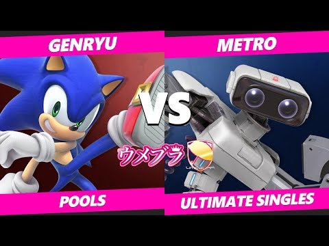 Umebura SP4 SSBU - Genryu (Sonic) Vs. Metro (ROB) Smash Ultimate Tournament Pools